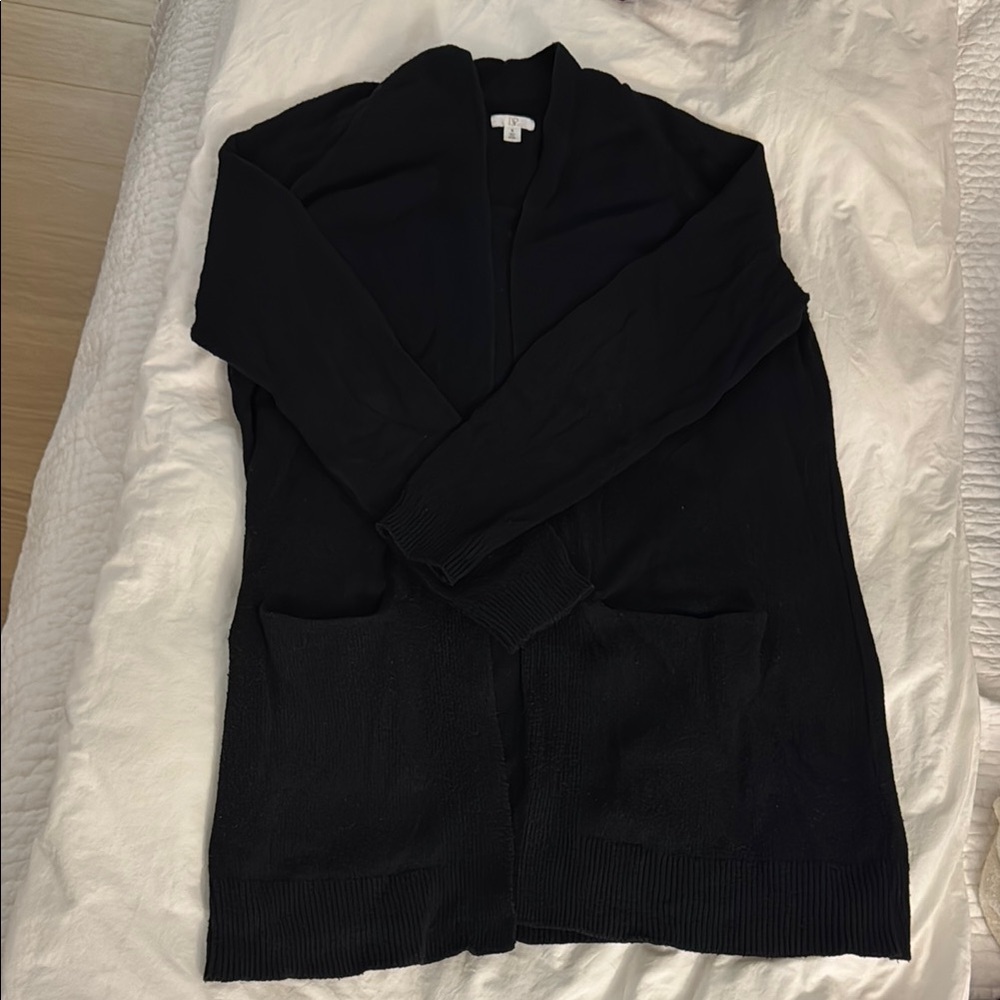 Cozy Black Cardigan Sweater